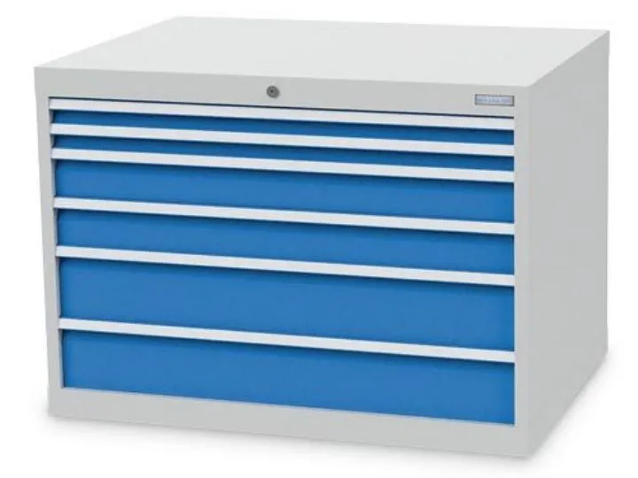 Bedrunka+Hirth Schubladenschrank Tiefe 736 mm 6 Schubladen 1005 x 736 x 719 mm