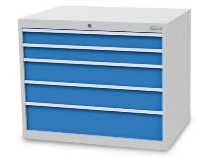 Bedrunka+Hirth Schubladenschrank Last bis 1500 kg 5 Schubladen 1005 x 736 x 819 mm