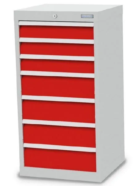 Bedrunka+Hirth Schubladenschrank 7 fach mit Schubladenführung 530 x 500 x 1019 mm