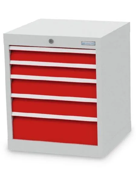 Bedrunka+Hirth Schubladenschrank klein 5 mal Auszugssperre 530 x 500 x 619 mm