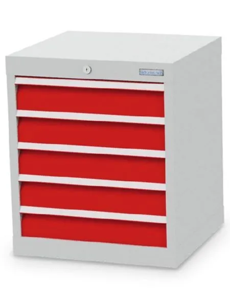 Bedrunka+Hirth Schubladenschrank schmale Schubladen Gesamtmaße 530 x 500 x 619 mm