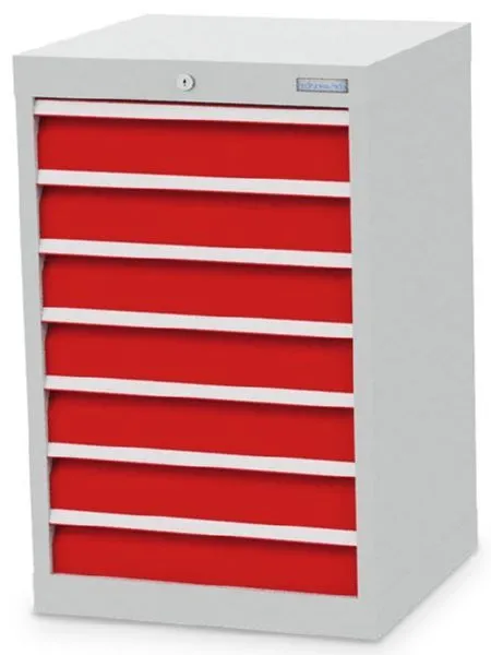 Bedrunka+Hirth Schubladenschrank 7 fach mit Schubladenführung 530 x 500 x 819 mm