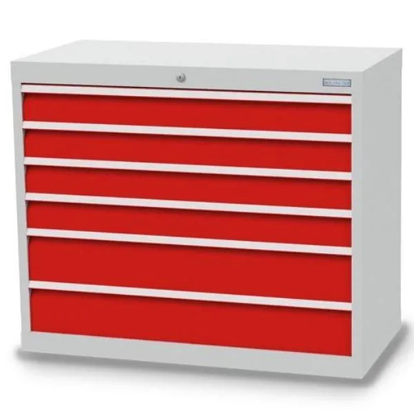 Bedrunka+Hirth Schubladenschrank sehr breit 6 fach 980 x 500 x 819 mm
