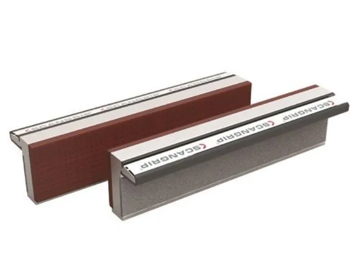 Bedrunka+Hirth Schutzbacken mit Fiberauflage Magnetfix F Für Backenbreite 100 mm