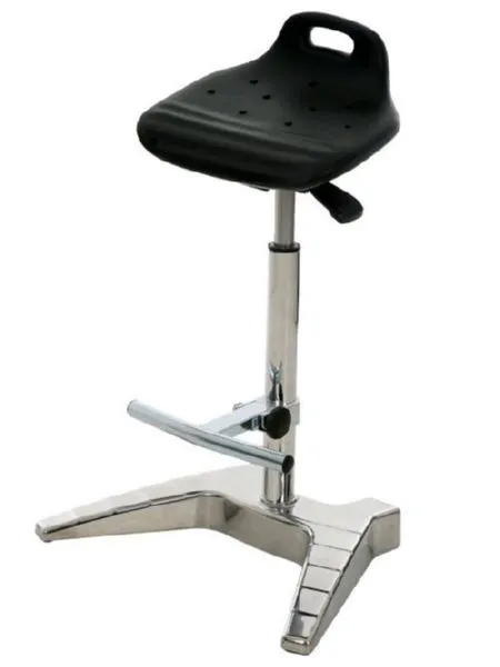 Bedrunka+Hirth Stehhilfe mit klappbarer Fußstütze 700 mm hoch schwarz