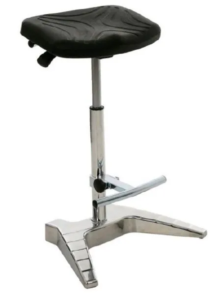 Bedrunka+Hirth Stehhilfe mit breitem PU Komfortsitz 420 x 700 mm