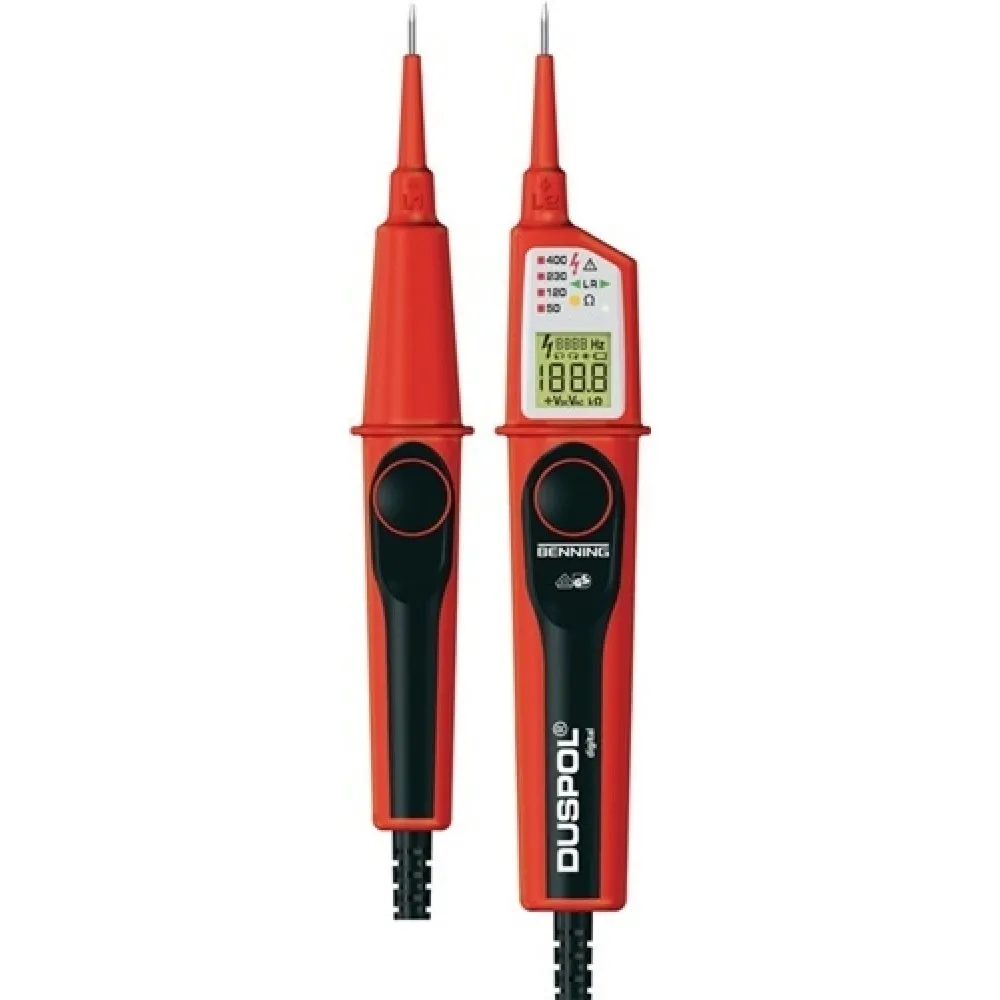 Spannungsprüfer 1-1000 V AC/1-1200 V DC 2polig Last zuschaltbar DUSPOL digital