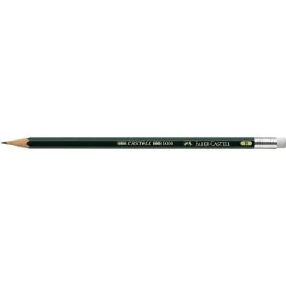 Faber-Castell Bleistift CASTELL 9000 119201 B dunkelgrün
