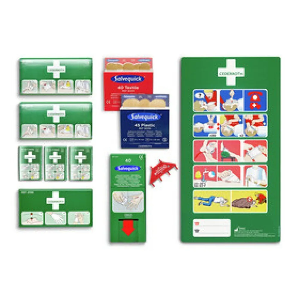 Cederroth Erste-Hilfe-Tafel Nachfüllset