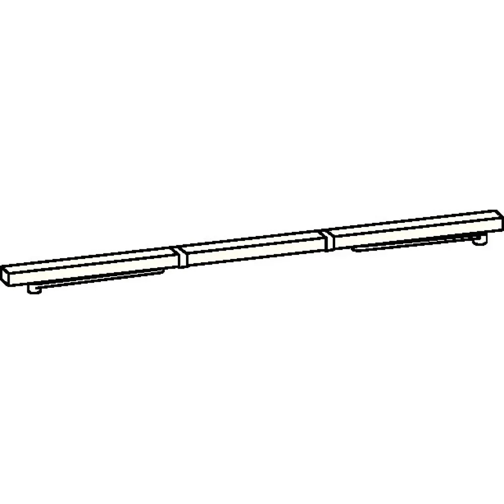 DORMAKABA Gleitschiene GSR/V, weiß 9016 Bandseite, passend für TS 93 B