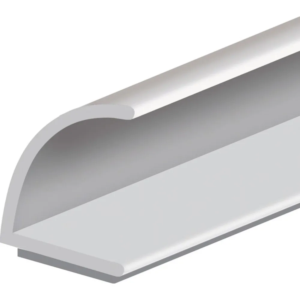 ELLEN Türanschlagdichtung 1024T, Silikon talkum weiß, Länge 25 m Breite 7 mm