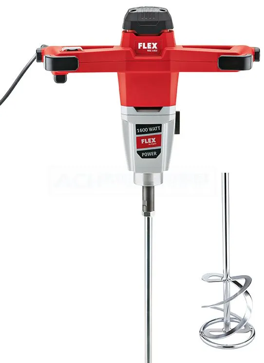 FLEX 495948 MXE 1602 + WR2 160 1600 Watt 2-Gang-Rührer, 3-Stufen-Drehzahl