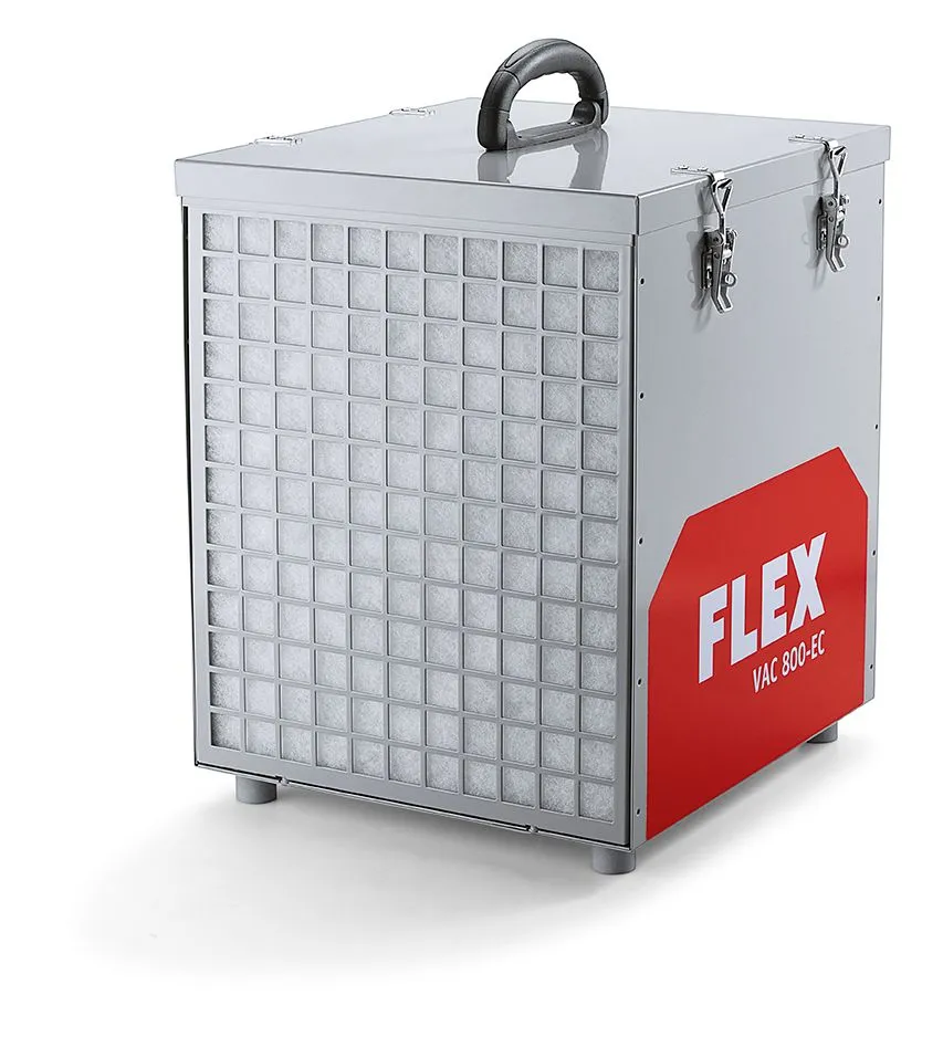 FLEX 501328 VAC 800-EC Air Protect 14 Kit Luftreiniger, HEPA-14 Filter
