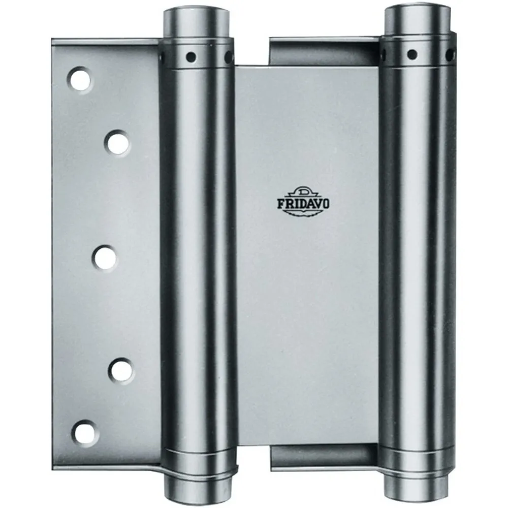 FRIDAVO Spiralfederpendeltürband Modell M, Größe 28 50 mm, Stahl gelb chromatisiert, doppelt wirkend