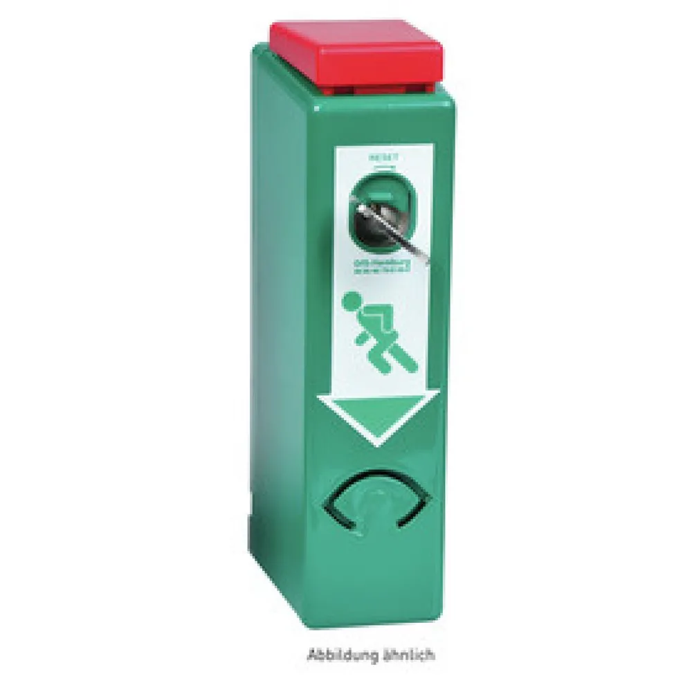 GfS Einhand (EH)-Türwächter mit Voralarm-Modul nach RAL 6029, grün