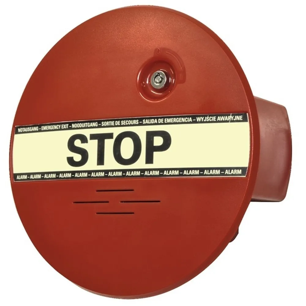 GFS Überwachungsgerät Dexcon, Überwachung von Türen und Fenstern, ohne Voralarm, Kunststoff rot