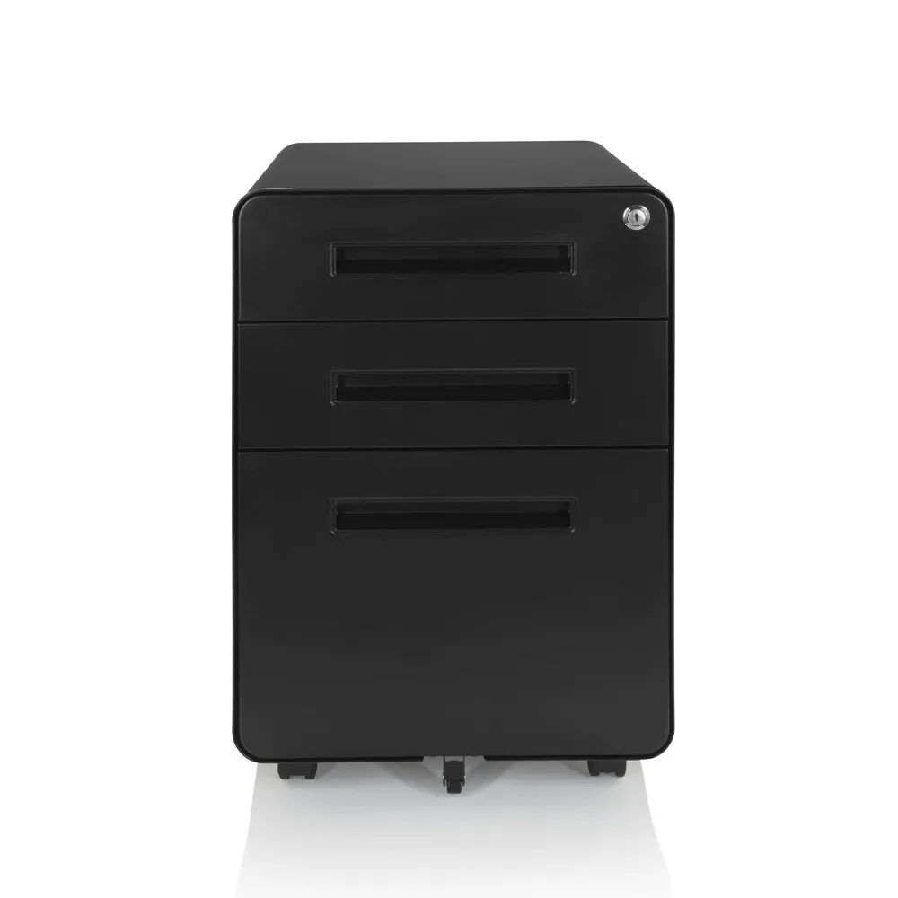 hjh OFFICE Rollcontainer COLOR PLUS I Metall, schwarz