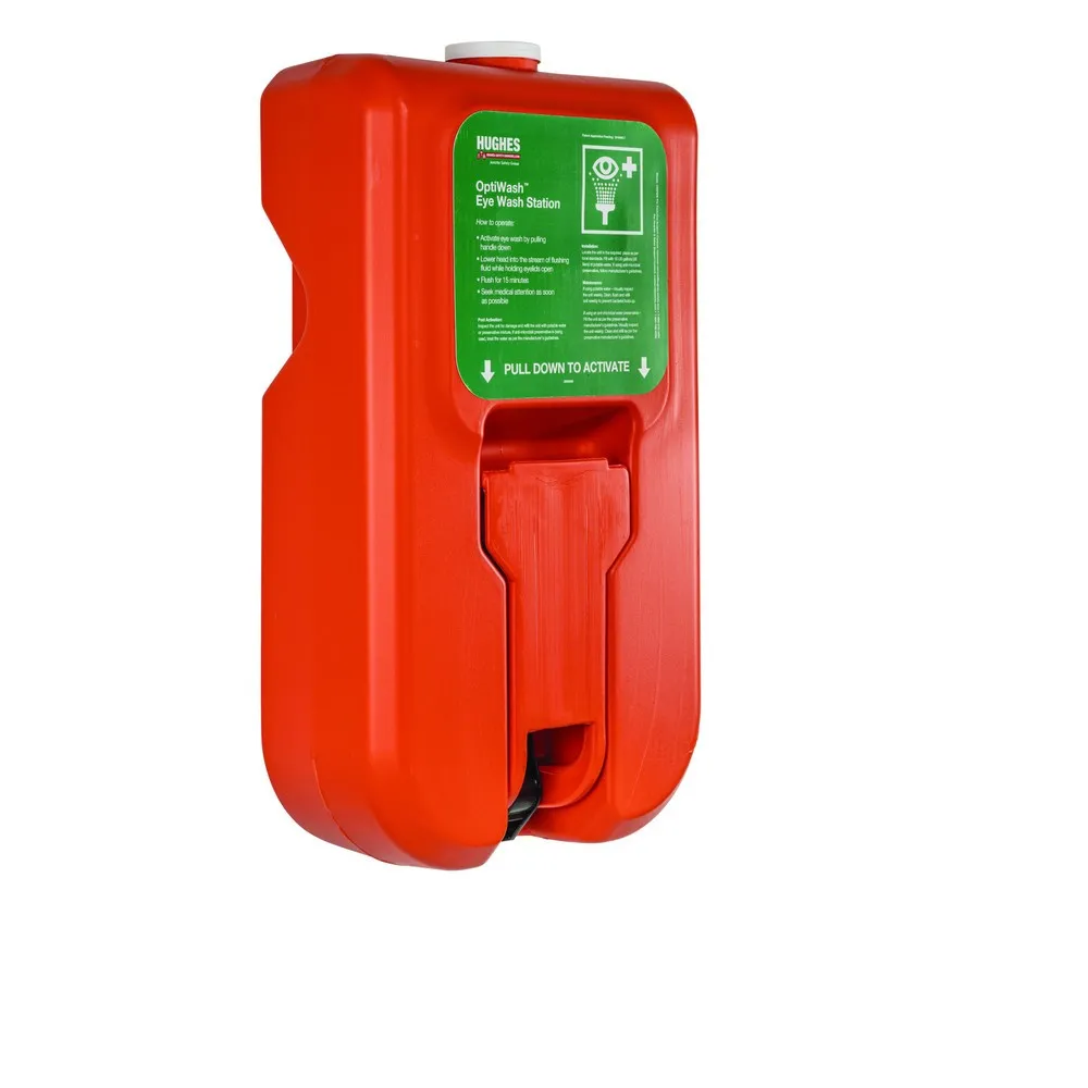 Justrite® Augenspülstation OptiWash® OPTI Hughes, autark, 38-Liter-Tank