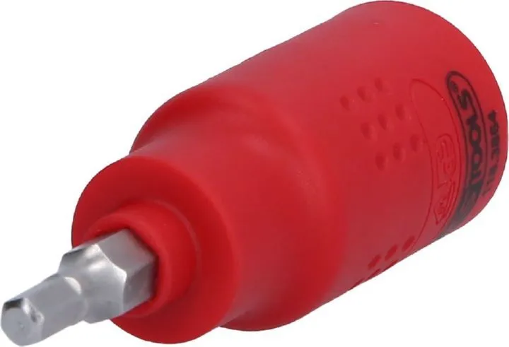 KS Tools 3/8 Zoll Isolierte Bit Stecknuss Innensechskant 4 mm 60 mm lang