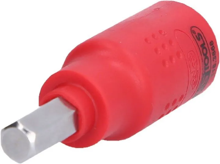 KS Tools 3/8 Zoll Isolierte Bit Stecknuss Innensechskant 8 mm 60 mm lang