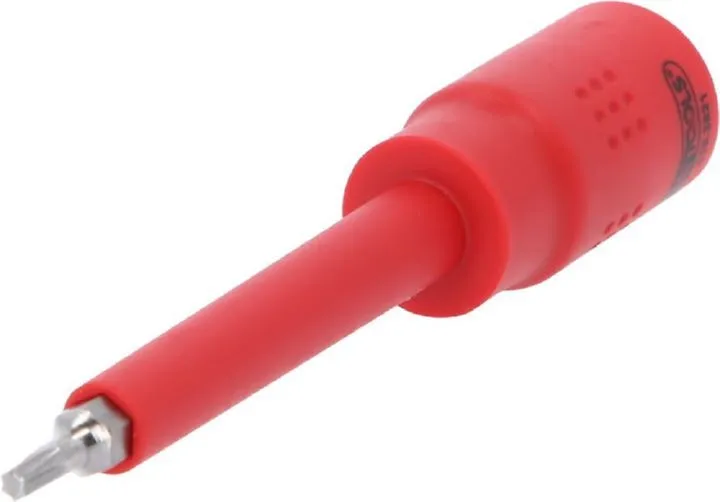 KS Tools 3/8 Zoll Isolierte Bit Stecknuss Torx T15 122 mm
