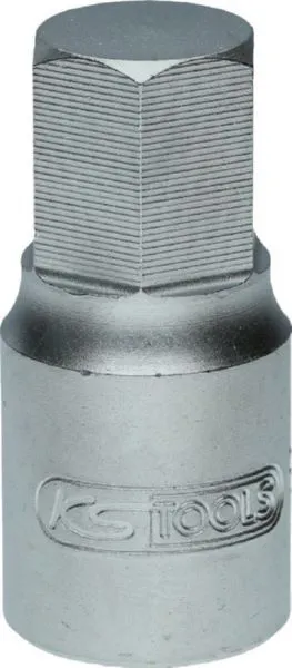 KS Tools 3/8 Zoll Öldienst Bit Stecknuss für Innensechskant Schrauben 14 mm