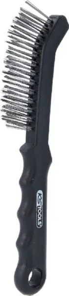 KS Tools Stahldraht Bremssattel Drahtbürste 2 reihig gerade