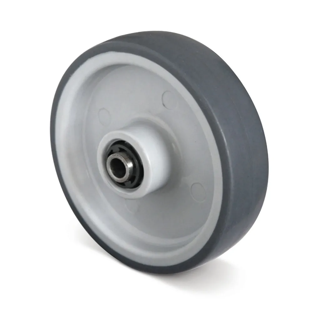 TPE-Rad Basic, PP-Felge, spurlos, ØxB 100 x 32 mm, TK 90 kg