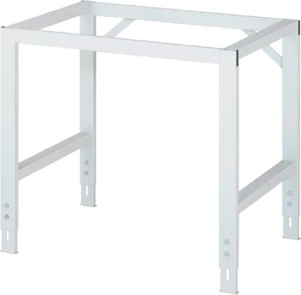 Rau Werkbänke Fahrbarer Arbeitstisch Tom 1000 x 800 x 910-1230 mm Melamin Platte 22 mm