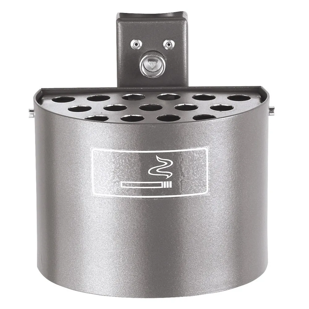 RENNER Rundascher, mit Pfosten, ohne Abdeckhaube, 2 Liter, feuerverzinkt + pulverbeschichtet, DB 703 anthrazit-eisenglimmer