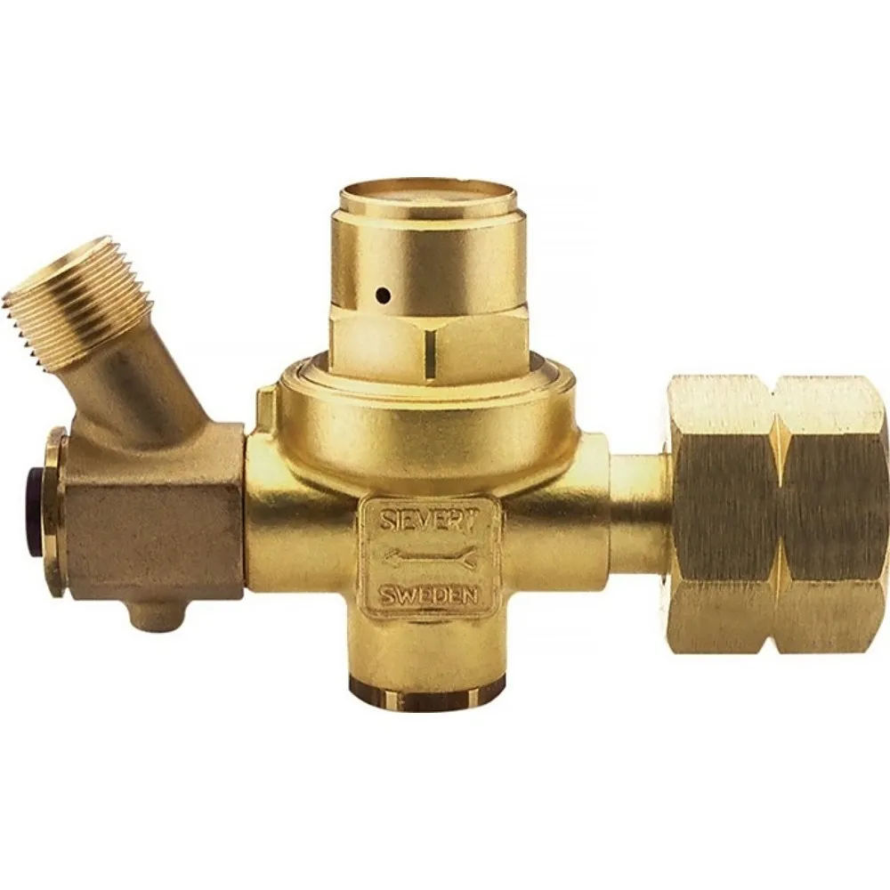 SIEVERT Propankleindruckregler, ohne Manometer, 4 bar 12 kg/h W 21,8 x 1/14″ LH