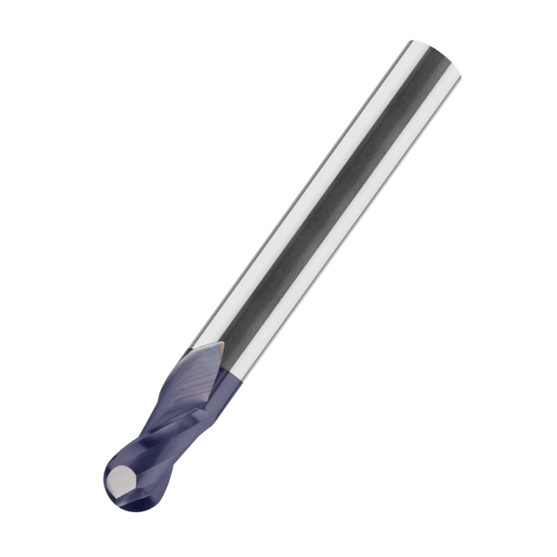 VHM-Vollradiusfräser HSC lang TIALN HA 10 mm