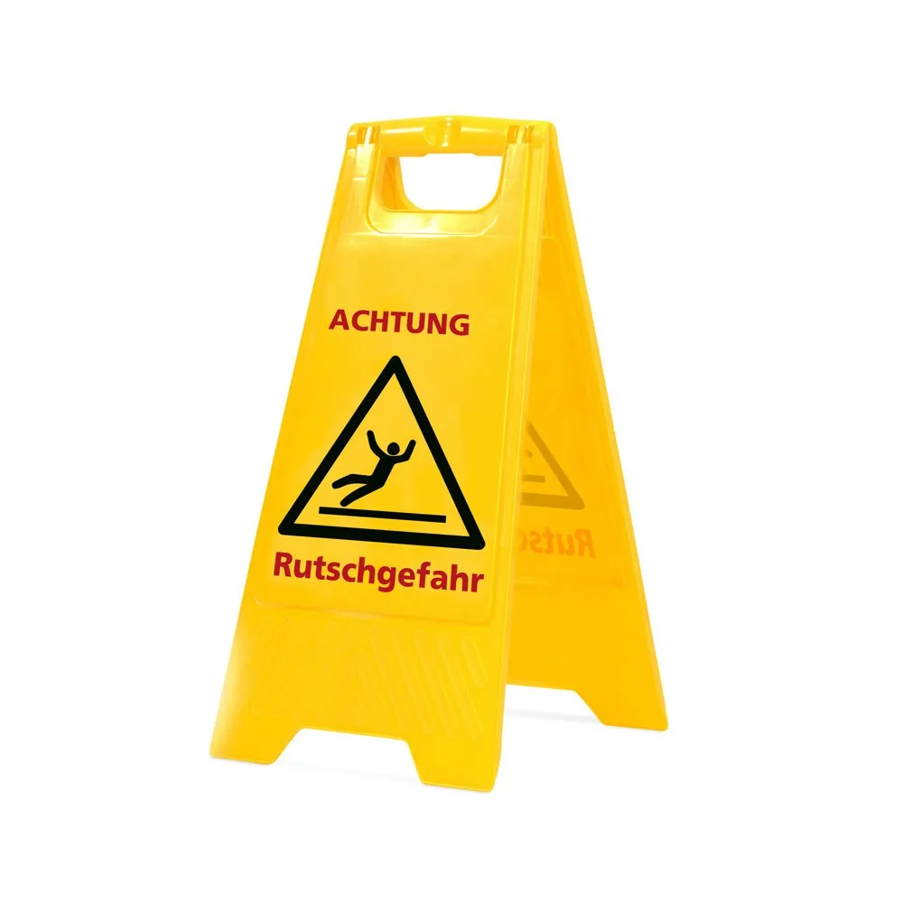 Warnaufsteller 'Achtung Rutschgefahr!', Höhe 590 mm