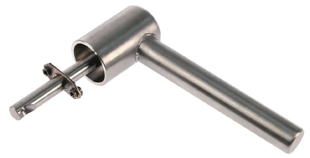 Türgriff ø 40mm Länge 155mm Edelstahl Breite 62mm 40mm