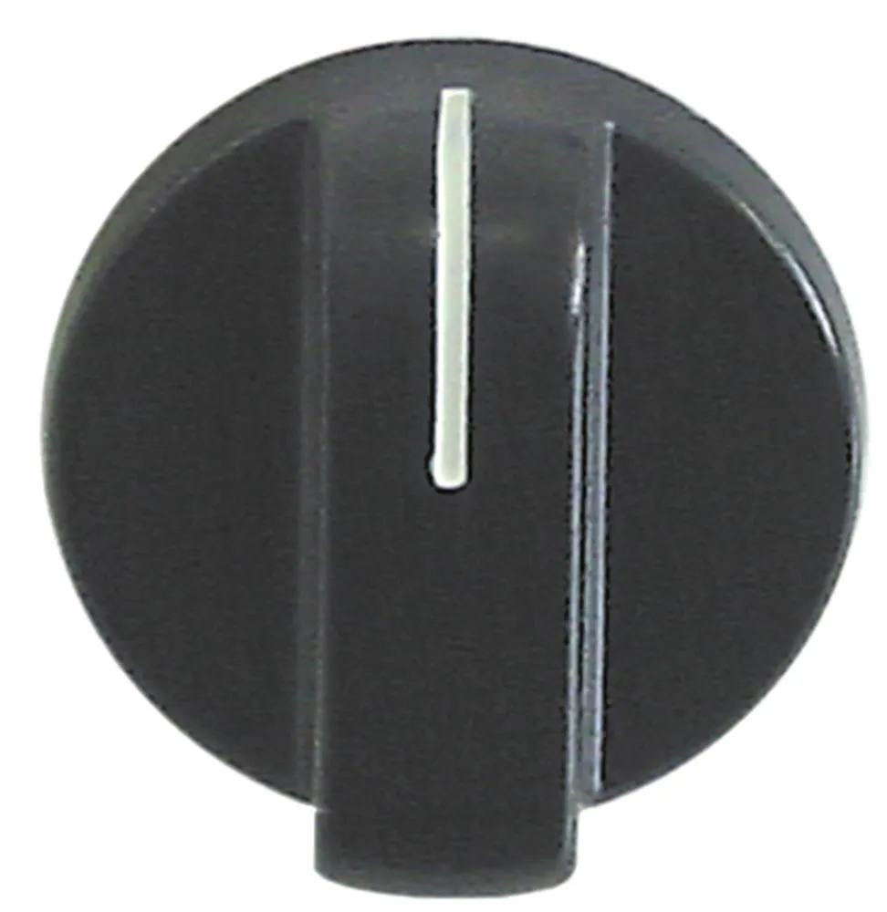 Sirman Knebel ø 45mm mit Nullstrich für Achse ø 5x6mm schwarz