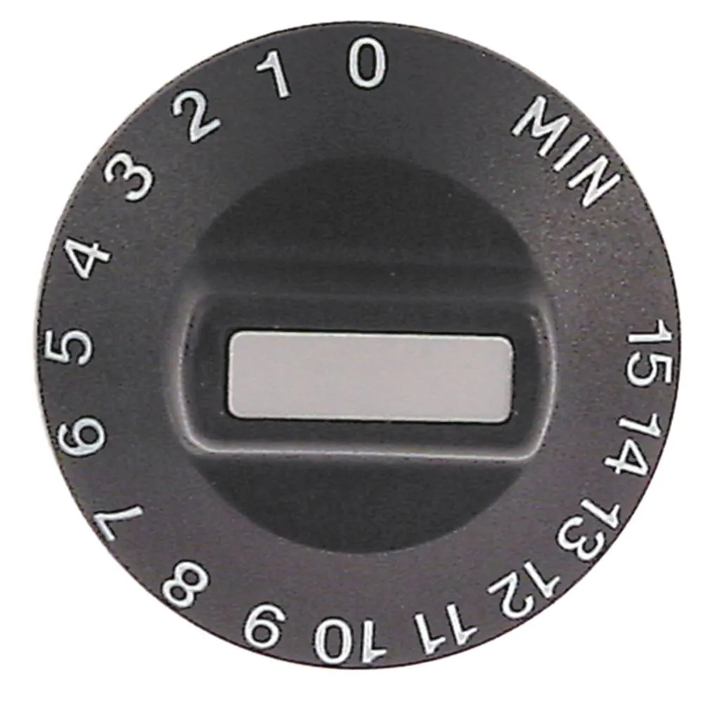 Valentine Knebel ø 50mm 15min für Achse ø 6x4,6mm schwarz