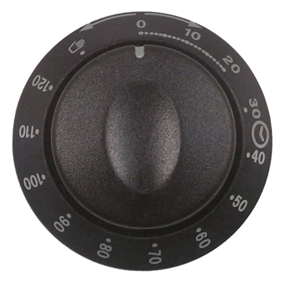 Unox Knebel ø 58mm 120min für Achse ø 6x4,6mm mit Abflachung unten