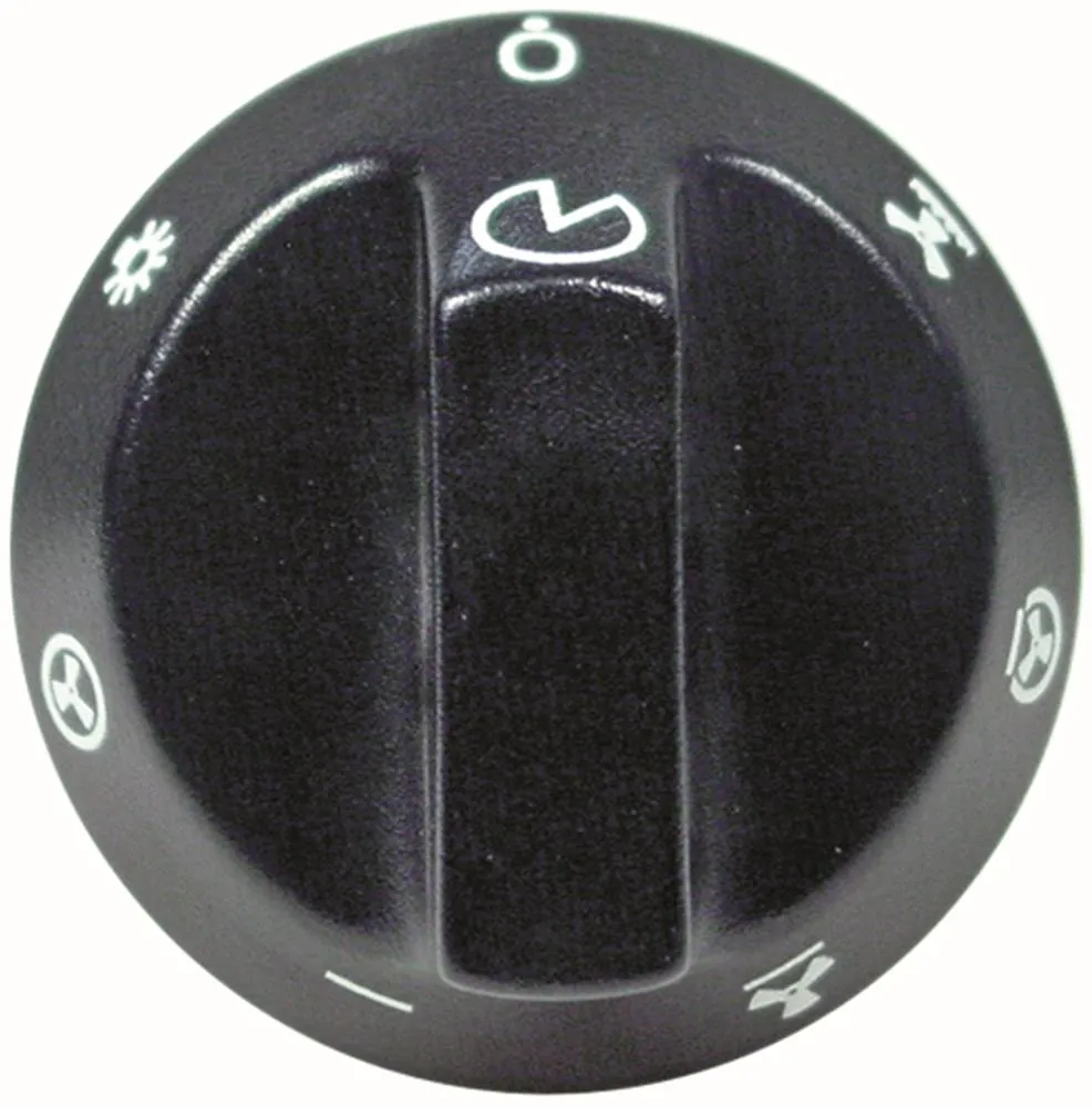 Smeg Knebel ø 55mm Backofen für Achse ø 6x4,6mm schwarz