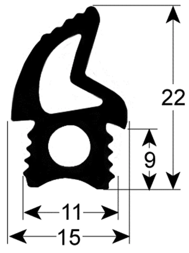Türdichtung für Heißluftofen Unox XF133, XF113, XF135, Cookmax 211003