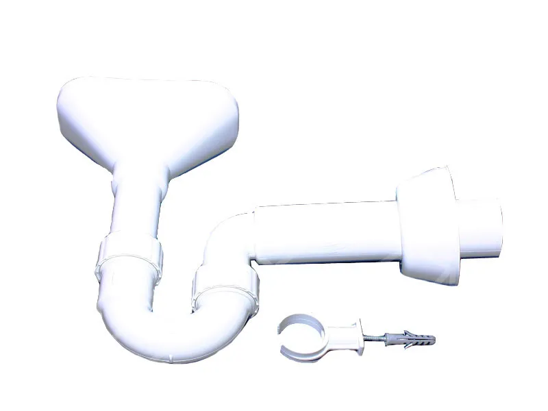 Trichtersiphon für Ablauf Ablaufabstand max. 150mm 50mm 1 ø 50mm weiß