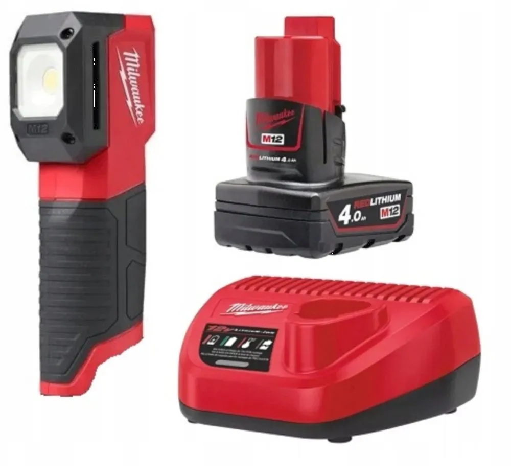 Milwaukee M12CML Color-Match Tageslichtlampe, incl. 4Ah Akku