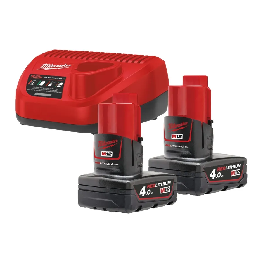 Milwaukee 12V Starterset - M12NRG-402