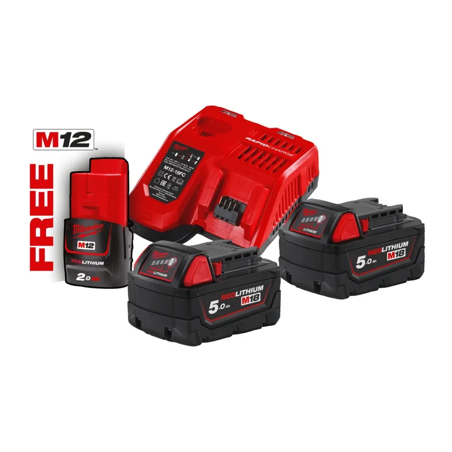 Milwaukee 18V Starterset - M18NRG-502