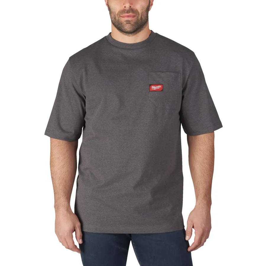 Milwaukee WTSSG-M Arbeits-T-Shirt grau