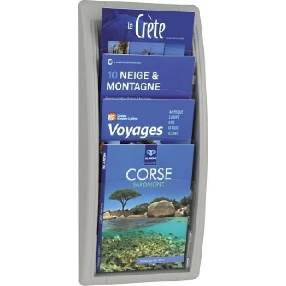 Paperflow Prospekthalter Quick Blick 4061.02 grau