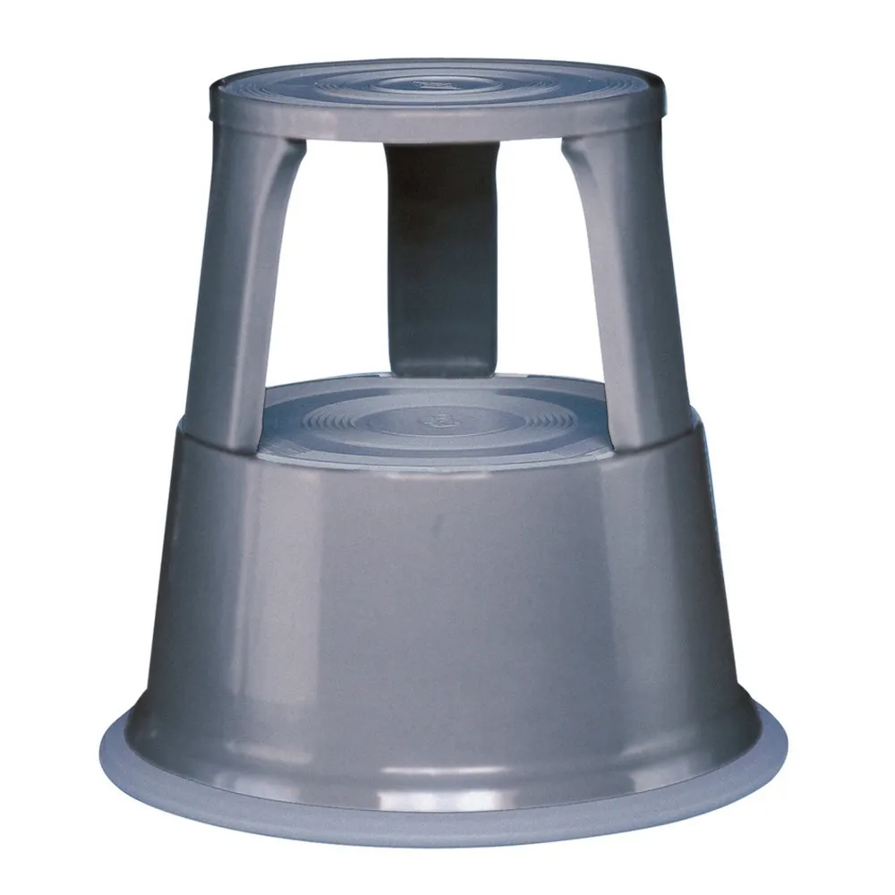 WEDO® Rolltritt aus Stahlblech, TK 150 kg, basaltgrau