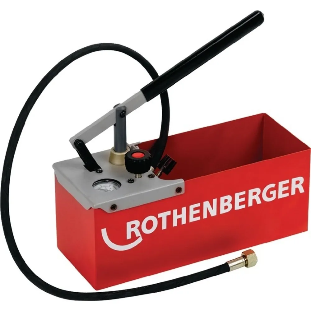 ROTHENBERGER Prüfpumpe TP 25 0-25bar R 1/2 Zoll Saugvolumen p.Hub ca.16 ml