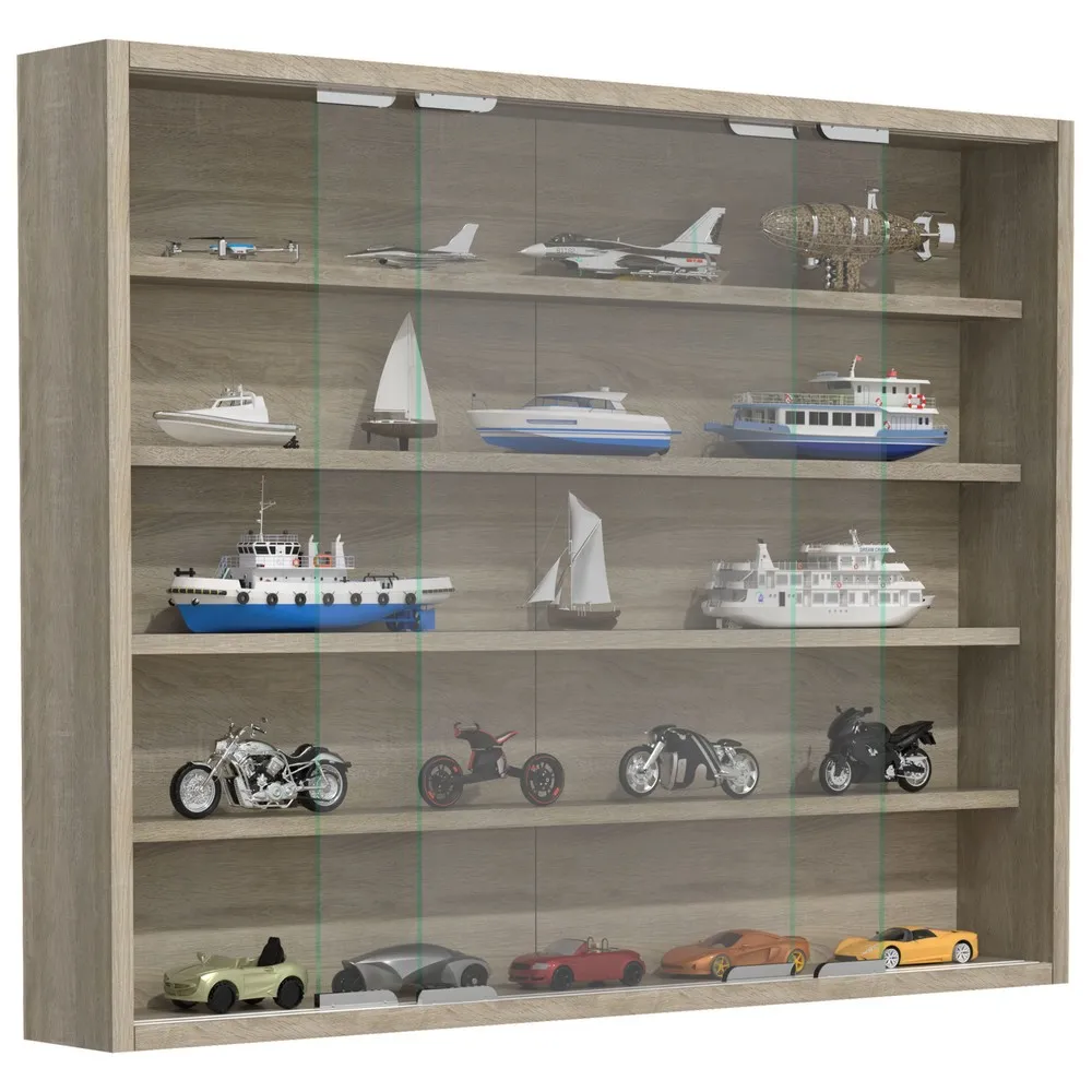 VCM Wandvitrine Agisa L, Sonoma-Eiche