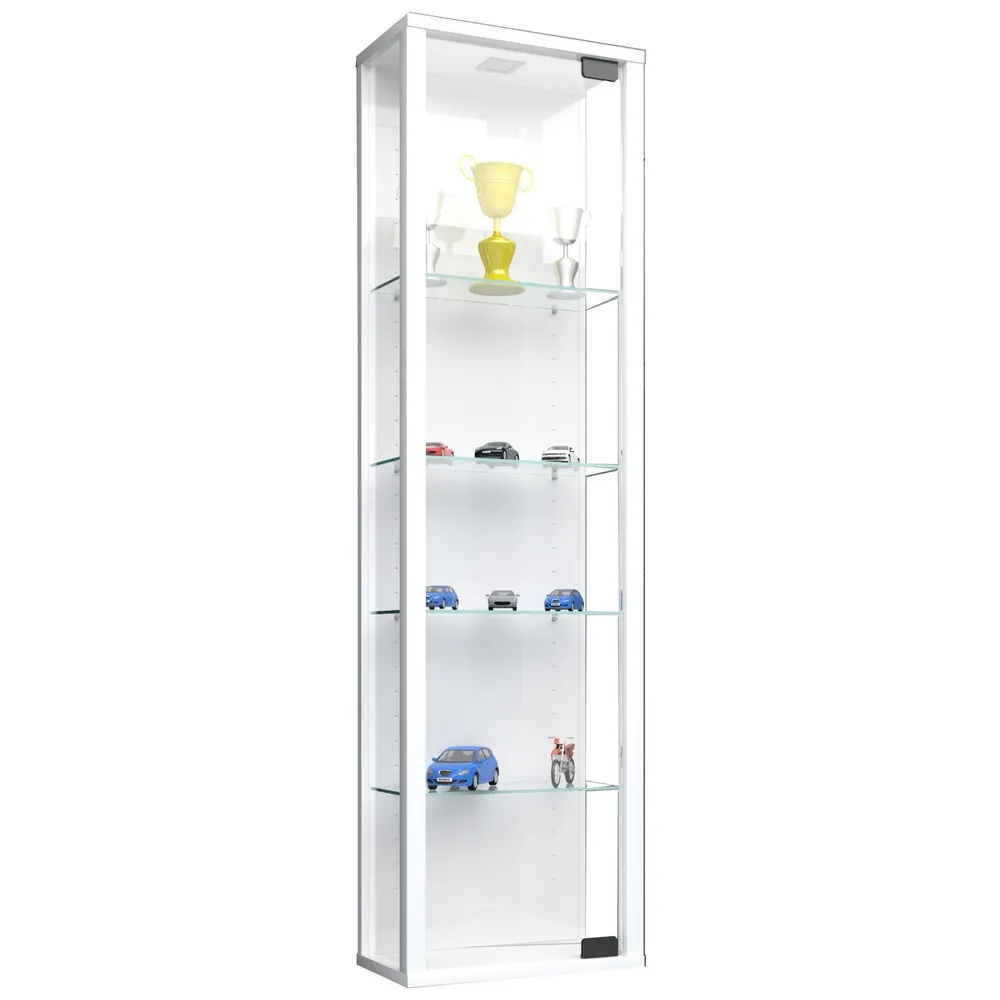 VCM Wandvitrine Stano Mini, weiß