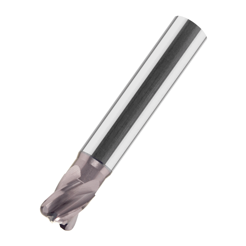 VHM-Torusfräser HSC kurz TIALN HA 8 mm x 1,5 mm